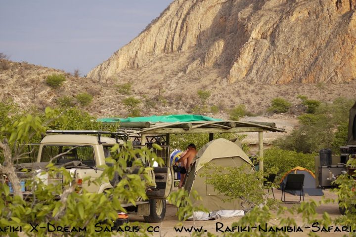 Camp an der Khowarib Schlucht - Namibia
